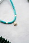 Heliophilia Silver Collar Multicolor con Colgante de Latón y Cobre